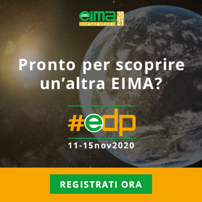 Eima – post per preregistrazione Grafica di un post teaser per fiera Eima 2020-2021